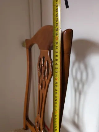 Juego de 6 sillas de comedor de madera