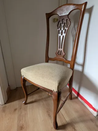 Juego de 6 sillas de comedor de madera