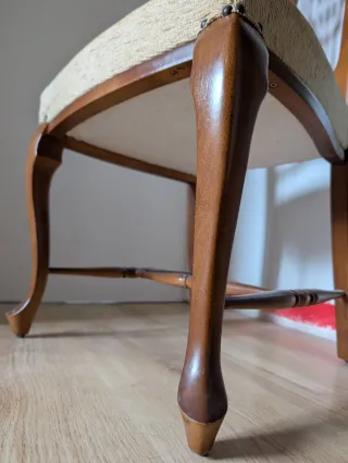 Juego de 6 sillas de comedor de madera