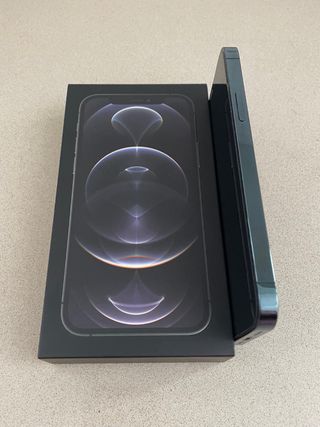 iPhone 12 Pro 256 GB Pacific blue y Funda Azul