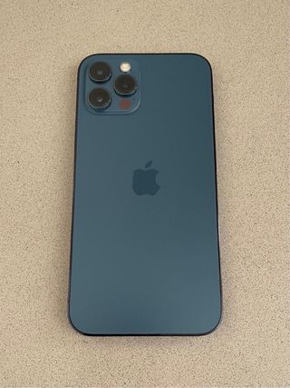 iPhone 12 Pro 256 GB Pacific blue y Funda Azul