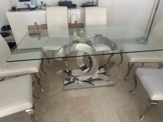 Mesa Comedor Chanel + 6 Sillas