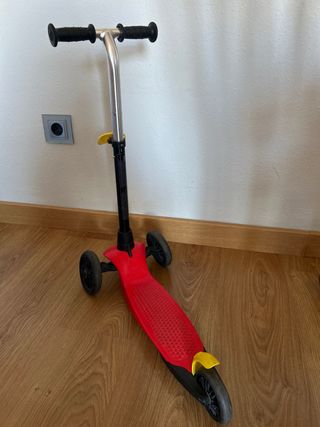 Patinete infantil 3 ruedas rojo