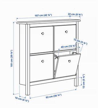 Zapatero Ikea Bianco