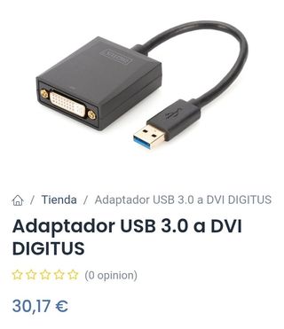 Adaptador USB 3.0 a DVI de Digitus