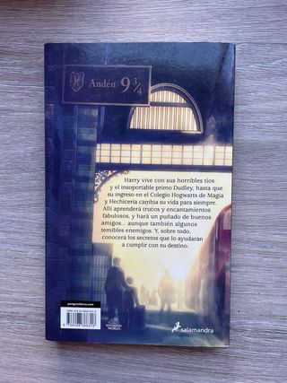 Libro juvenil “Harry Potter y la piedra filosofal”