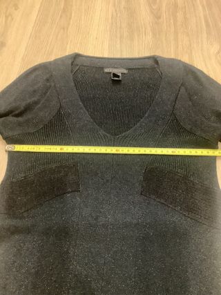 Jersey Mango Negro Brillos Talla M