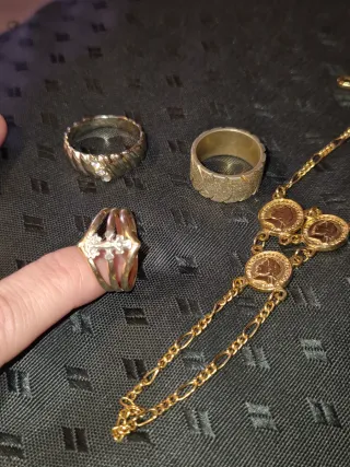Conjunto de Joyas Antiguas de Oro