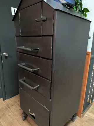 Asador de papas hierro forjado