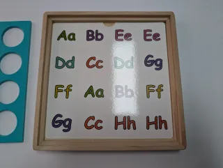 Juego educativo memoria madera