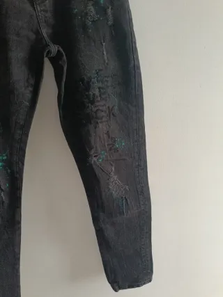 Pantalón vaquero Zara hombre negro