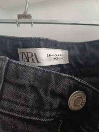 Pantalón vaquero Zara hombre negro