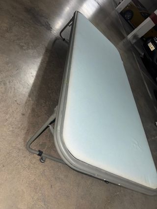 Cama plegable y colchón 80x180cm