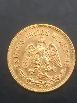 Moneda de Oro 5 Pesos 1955