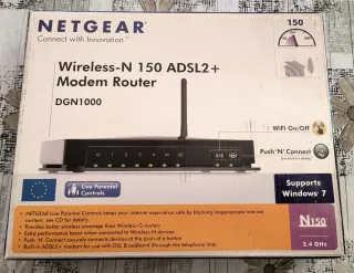 Router Modem Netgear DGN1000 Wireless-N 150 ADSL2+