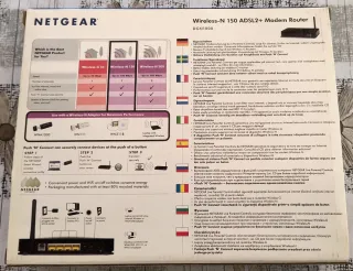 Router Modem Netgear DGN1000 Wireless-N 150 ADSL2+