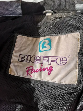 Mono Moto Bieffe Racing Vintage T. 50 Cuero