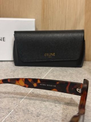 Celine Gafas de Sol Triomphe Tortoise