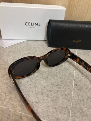 Celine Gafas de Sol Triomphe Tortoise