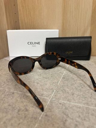 Celine Gafas de Sol Triomphe Tortoise