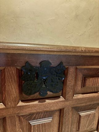 Baúl Castellano Antiguo Madera