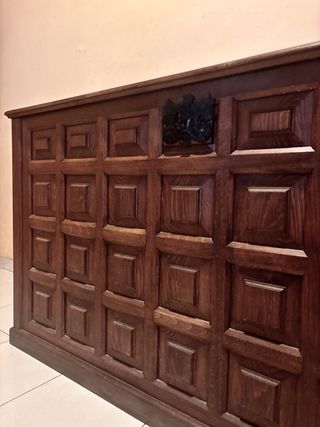 Baúl Castellano Antiguo Madera