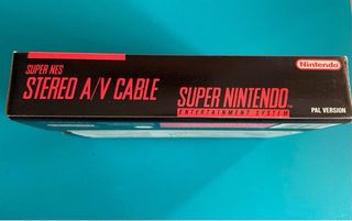 Cable A/V Estéreo Snes Super Nintendo PAL