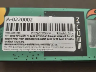 Correa Xiaomi Mi Band 8 Pro Gris/Plata