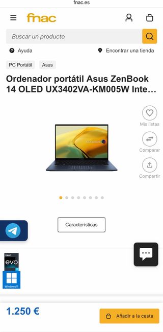 ASUS Zenbook OLED i7 EVO