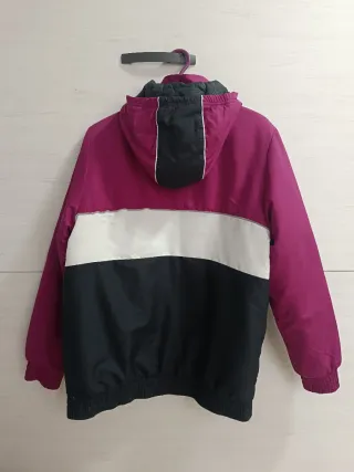 Chaqueta Adidas Mujer Negra y Rosa acolchada