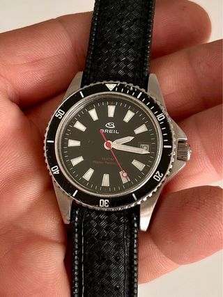 Reloj Breil Diver Negro y Plateado
