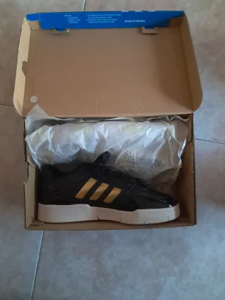 Adidas Drop Step Low J Zapatillas Negras Doradas