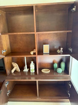 Mueble TV madera maciza