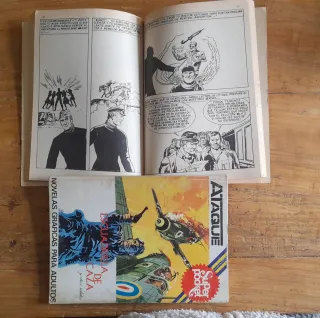 2 Cómics vintage, aventuras belicas