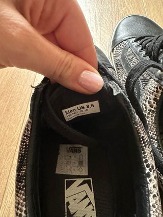 Vans Old Skool piel y serpiente