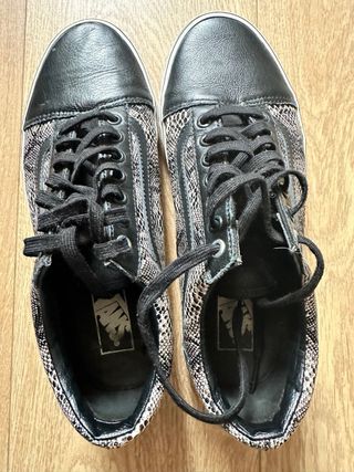 Vans Old Skool piel y serpiente