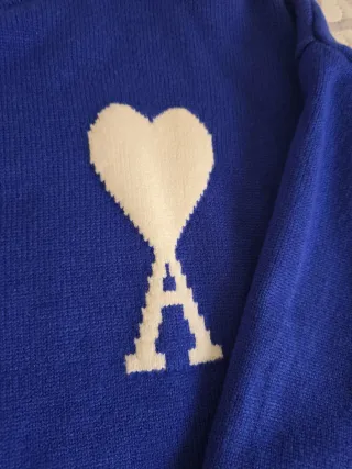 Jersey Ami Paris Corazón A Azul Talla M