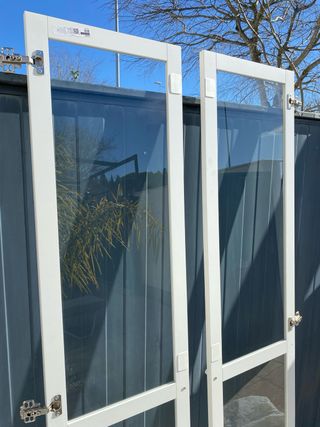 Puertas de Vidrio Blanca OXBERG 40x192