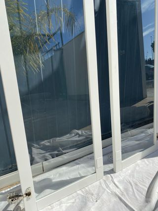 Puertas de Vidrio Blanca OXBERG 40x192