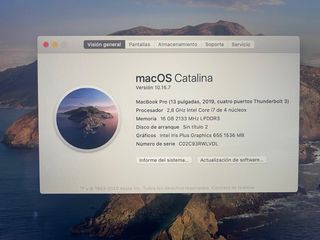 MacBook Pro A1989 Argento