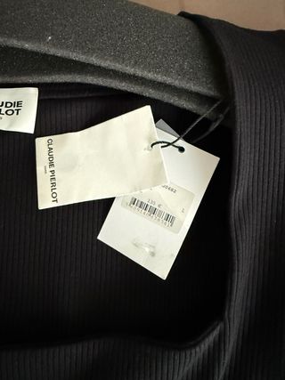 Top Claudie Pierlot negro talla 1