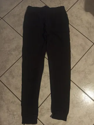 Pantaloni uomo cotone garzato NYC BLACK