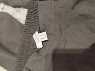 Conjunto Blusa Encaje Rosa y Pantalón Verde