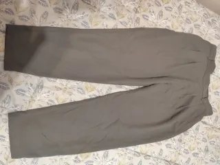 Conjunto Blusa Encaje Rosa y Pantalón Verde