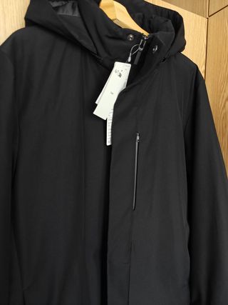 Abrigo Parka Uniqlo Negra Talla L