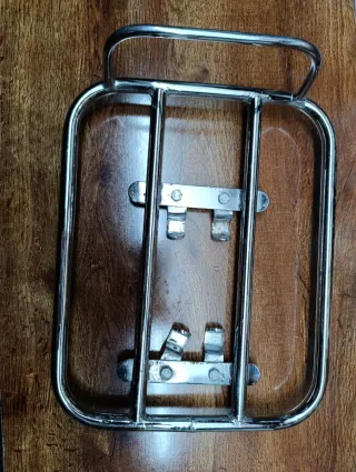 Portaequipajes Ciclomotor Cromado