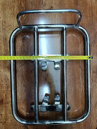Portaequipajes Ciclomotor Cromado