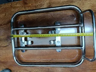 Portaequipajes Ciclomotor Cromado