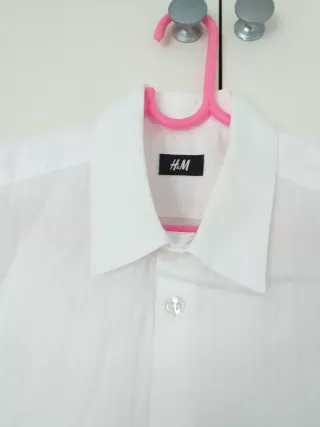 Camisa M&M Hombre Blanca