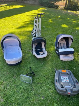 Set passeggino, culla, seggiolino auto e base Isofix